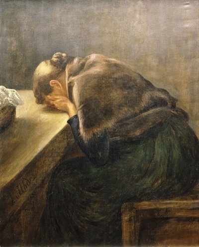 Gyász, alkotó: Fritz von Uhde