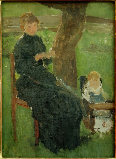 anya és gyermek alkotó: Fritz von Uhde