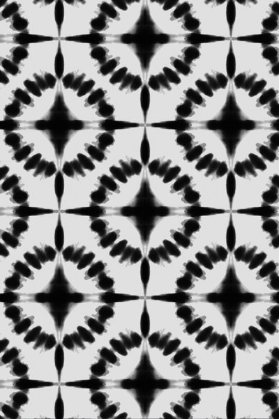Absztrakt shibori-minta alkotó: Fun Qui