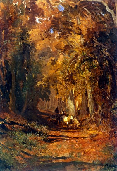 Erdő ősszel 1870 körül (festmény) alkotó: Fyodor Alexandrovich Vasilyev
