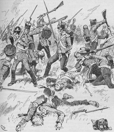 Minden formáció elveszett, és minden ember harcolt önmagáért, 1902 alkotó: GB