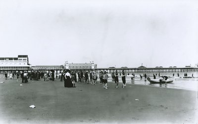 Atlantic City Beach, New Jersey alkotó: G.P. Hall und Sohn