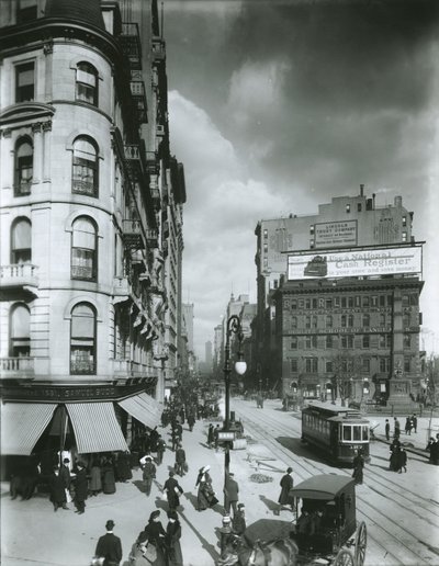 Broadway északra a 24. utcától, New York City alkotó: G.P. Hall und Sohn
