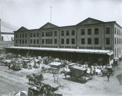 Fulton Fish Market, New York City alkotó: G.P. Hall und Sohn