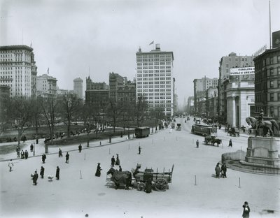 Union Square, New York City alkotó: G.P. Hall und Sohn