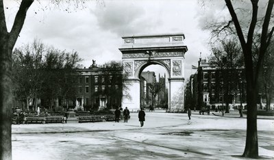 Washington Arch, Washington Square Park, New York City alkotó: G.P. Hall und Sohn