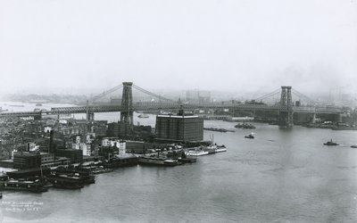 Williamsburg híd, 1909 alkotó: G.P. Hall und Sohn