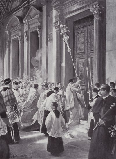 Nagyböjti szokás, Róma alkotó: G.S. Amato