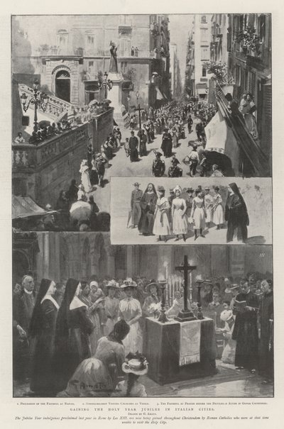 A szentévi jubileum elnyerése az olasz városokban alkotó: G.S. Amato