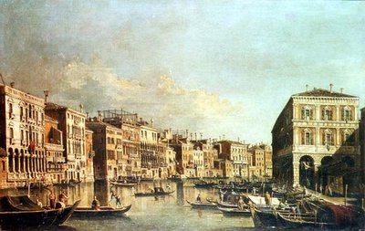 A Canal Grande, Velence alkotó: G. (Follower of A. Canaletto) Canaletto