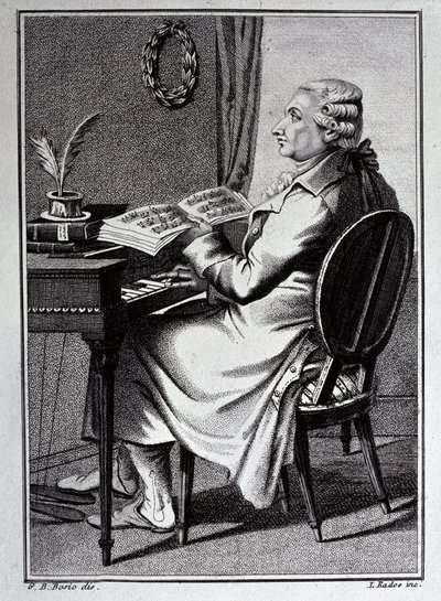 Antonio Sachini rajzának portréja alkotó: G. B. Bosio