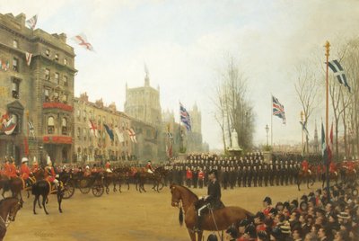 Viktória királynő látogatása Bristolban 1899-ben alkotó: G. Coakley