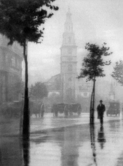 St Clement Danes templom, Strand, London, 1924-1926 alkotó: G. F. Prior
