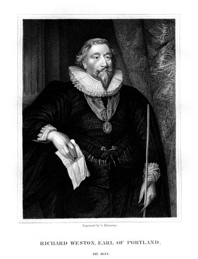 Richard Weston, Portland 1. grófja, 1825. alkotó: G. Kellaway