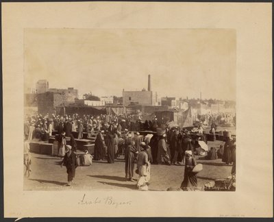 Souk el Sabtieh (Bazar Arabe) alkotó: G. Lekegian