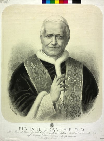 IX. Pius pápa alkotó: G. Marchetti