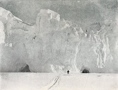 Egy gleccser arca Victoria-földön, 1911, 1913. alkotó: G. Murray Levick