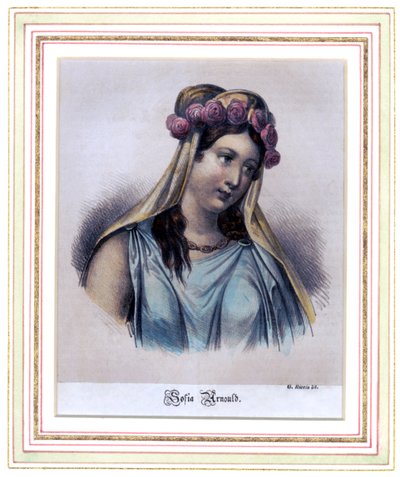 Sophie Arnould, francia szoprán alkotó: G. Riccio