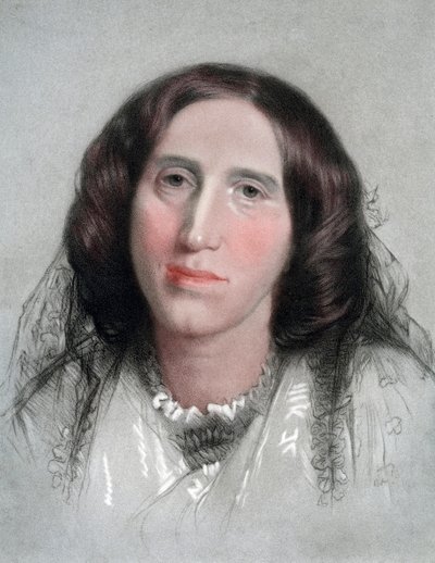George Eliot angol regényíró, XIX alkotó: G Sidney Hunt