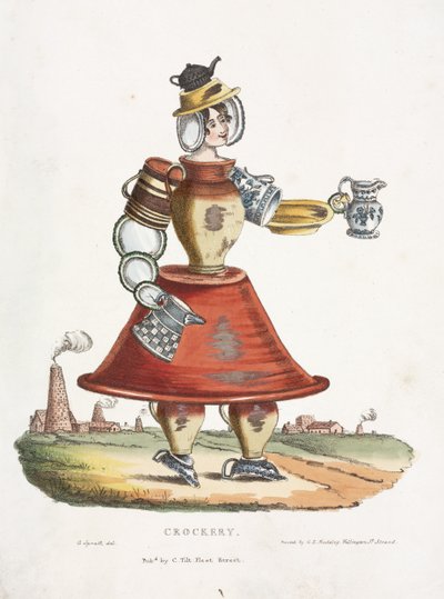 Edények, 1831 körül alkotó: G. Spratt