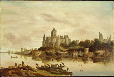 Het Valckhof kilátása, Nijmegen alkotó: G. W. Berckhout