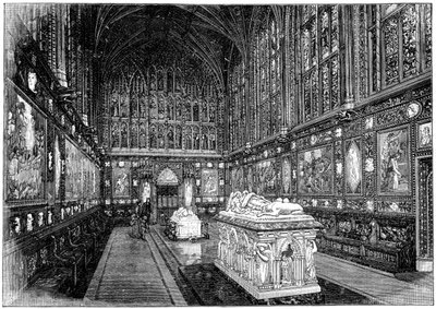 Albert Memorial Chapel, Windsor, 1900. alkotó: G. W. Wilson and Company