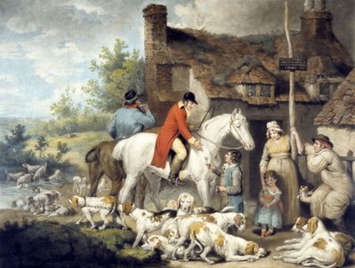 Outside a Country Alehouse, vésette William Ward alkotó: G. and Ward J. Morland