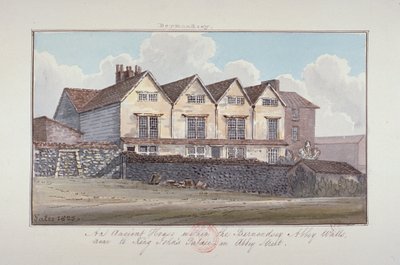 St Saviour apátság, Bermondsey, London, 1825 alkotó: G Yates