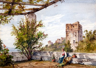 Olaszország (akvarell) alkotó: Gabriel Carelli