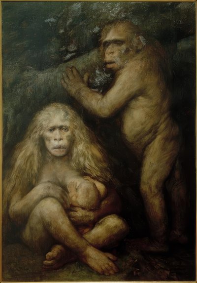 Pithecanthropus alalus alkotó: Gabriel Cornelius Ritter von Max