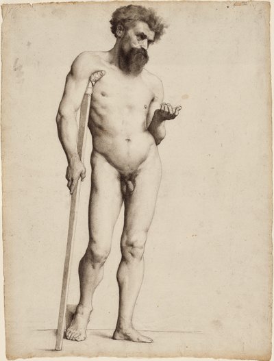 Álló férfi akt alkotó: Gabriel Ferrier