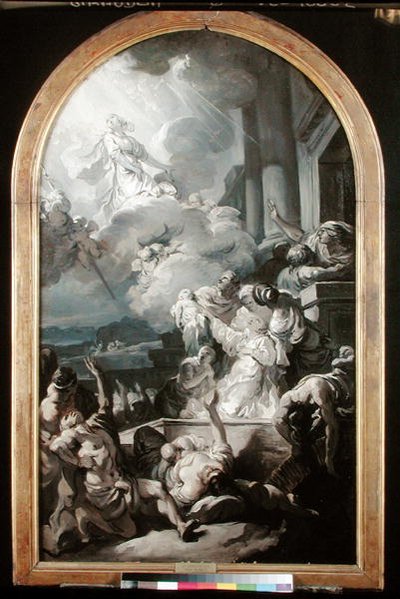 Szent Genevieve csodája, 1765 körül alkotó: Gabriel Francois Doyen