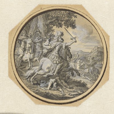 csatajelenet alkotó: Gabriel Francois Louis Debrie