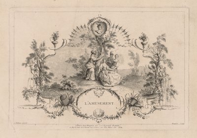 Szórakozás, arabeszk alkotó: Gabriel Huquier