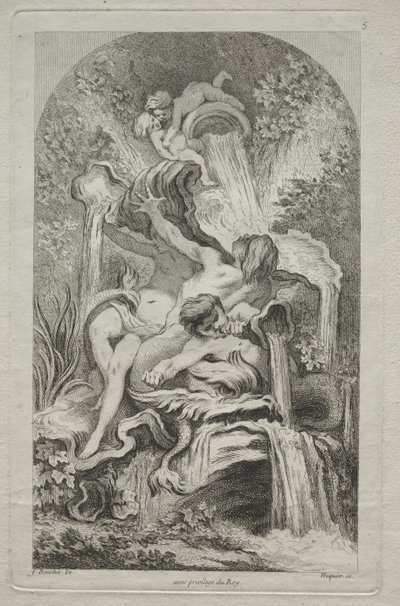 Szökőkutak könyve: 5. sz., c. 1736. alkotó: Gabriel Huquier
