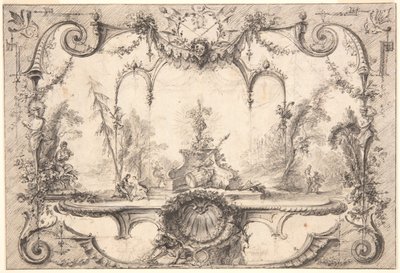 Bacchus kertjei alkotó: Gabriel Huquier