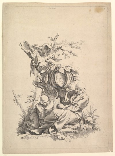 Íz, 18. század. alkotó: Gabriel Huquier
