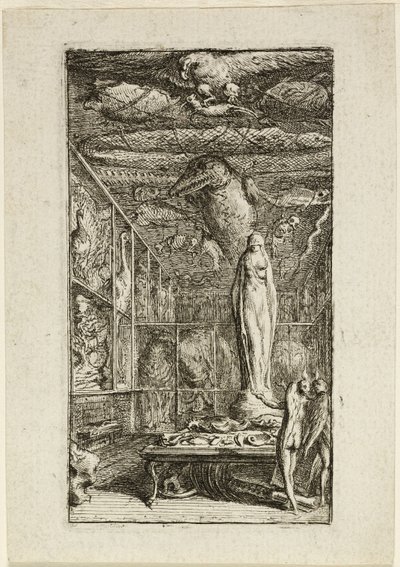 Az Almanach Historico-Physique előlapja alkotó: Gabriel Jacques de Saint Aubin