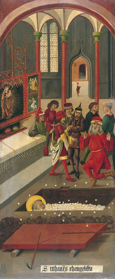 A házigazda csodája Szent János sírjánál, 1478 alkotó: Gabriel Mälesskircher