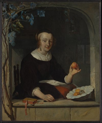 Ablaknál ülő nő alkotó: Gabriel Metsu