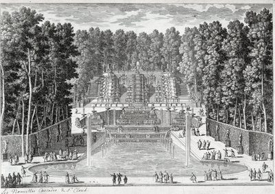 Az új vízesések a St Cloud kertjénél (a miénknél) - Perelle, 17. század vége alkotó: Gabriel Perelle