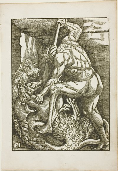 Herkules munkássága: Cerberus elhozása az alsó világból alkotó: Gabriel Salmon