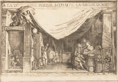 M.Périer vasgyártó boltja, 1767. alkotó: Gabriel de Saint Aubin