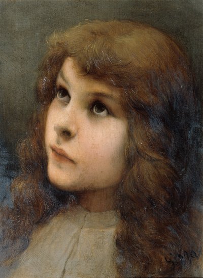 tanuló fej alkotó: Gabriel von Max