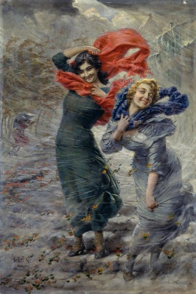 Széllökés alkotó: Gaetano Bellei