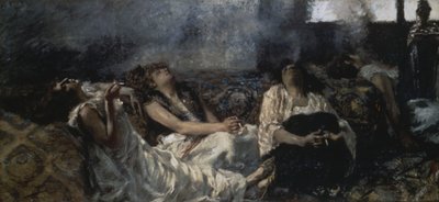 Hasis dohányosok alkotó: Gaetano Previati