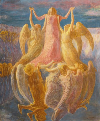 A feltételezés, c. 1903. alkotó: Gaetano Previati