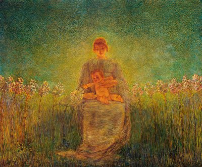 Liliom Madonna alkotó: Gaetano Previati