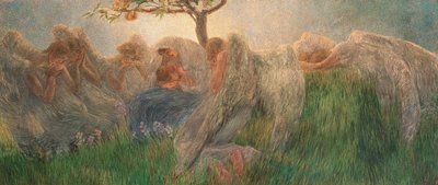 Kismama, 1890-1891. alkotó: Gaetano Previati