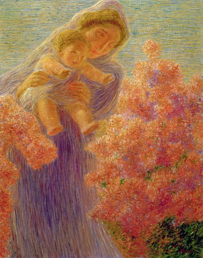 Anya és gyermek alkotó: Gaetano Previati